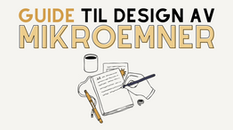 Guide til design av mikroemner ME101